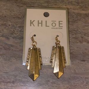 NEW Gold Dangle Earrings